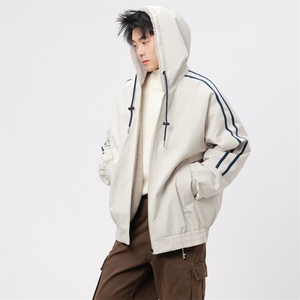 自家图有视频 加绒毛领棉衣冬季新款座山雕连帽派克棉服M2556p88图片