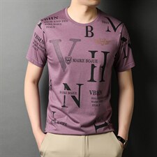 男士短袖t恤夏季男士圆领上衣服半袖体恤潮流休闲男装t桖衫,男装T恤,电商B212（原钱塘6029）