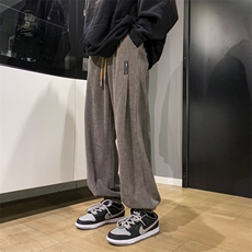 新款休闲裤宽松束脚卫裤潮流百搭休闲裤313A-1-NK84-P55控68，男装休闲裤，星座808A-1