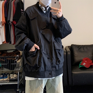 错位门禁飞行员夹克男外套男棒球衣服 XH26-P70图片
