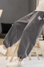 K293P35酒店风风2024秋季新款时尚潮束脚裤休闲百搭哈伦裤，男装休闲裤，电商A026