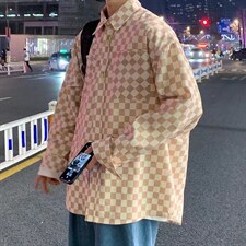 长袖衬衫春款男港风潮流W2210P32，男装衬衫，星座1116-2