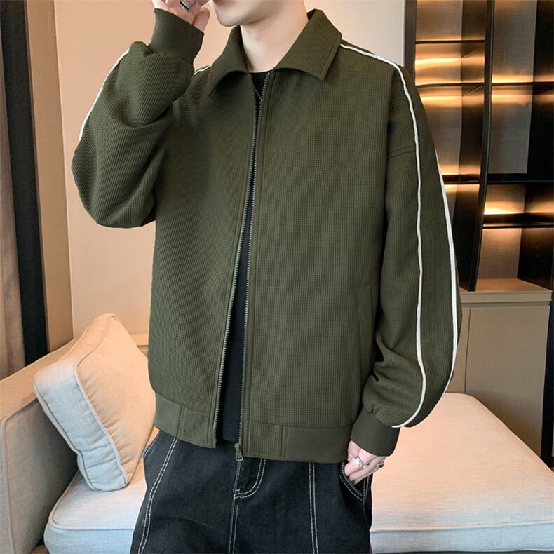 秋季立领夹克男潮流外套JK1556-P70,男装夹克,星座210-3