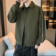 秋季立领夹克男潮流外套JK1556-P70，男装夹克，星座210-3