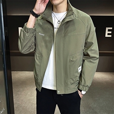 JK407-P80男士外套春秋季2025新款休闲青年夹克衫男装立领上衣，男装夹克，星座507A（原星座306B-2）