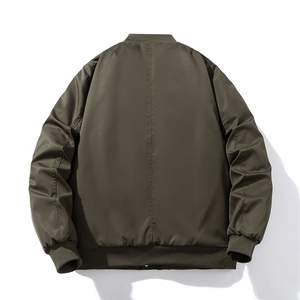 现货 三色带帽可拆卸秋冬飞行服棉服情侣装夹克潮牌炸街外套图片