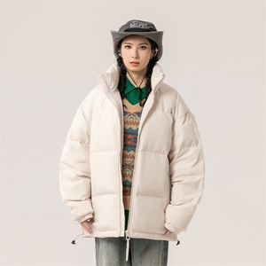 新标白鸭绒简约休闲立领外套纯色潮流加厚羽绒服ESY0215-P150图片