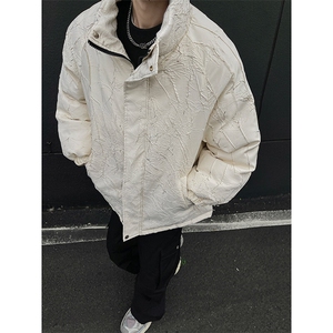 现货 MY1108-特P85 冬季棉衣小众美式宽松情侣棉衣男大码外套潮图片