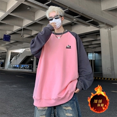 抖音得物高品质重磅二开全棉阔版支持退换360克插肩圆领卫衣0116，男装卫衣，电商A486