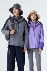 冲锋衣男女三合一可拆卸山系户外钓鱼冬季加绒加厚防水外套登山服，男装夹克，电商B212（原钱塘6029）