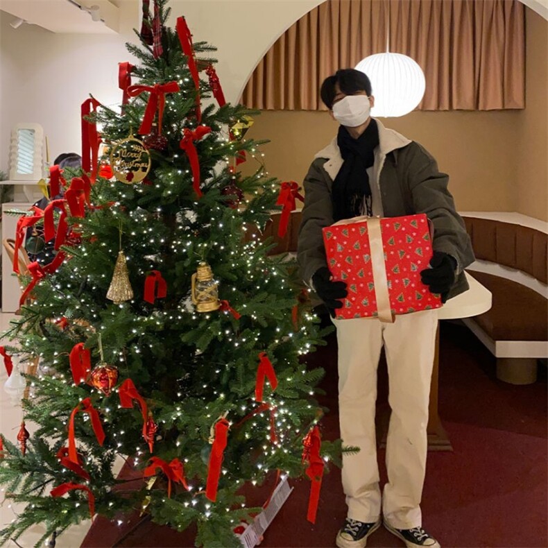 816B-WT031-P128冬季韩圣诞男士羊羔毛翻领棉衣宽松棉服外套,男装棉衣,星座816B