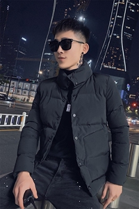 312A-A8810-P125 冬季社会小伙立领棉衣外套韩版潮流棉服D图片