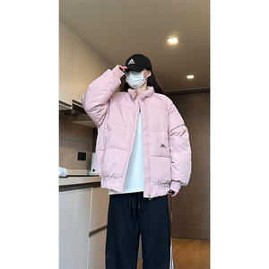 自家图 短款飞行立领棉服男宽松加厚保暖情侣厚外套 MY21-P78图片