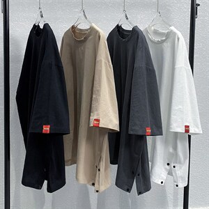 四色亚麻夏季薄款宽松大码短袖t恤  TT06-P35控48图片