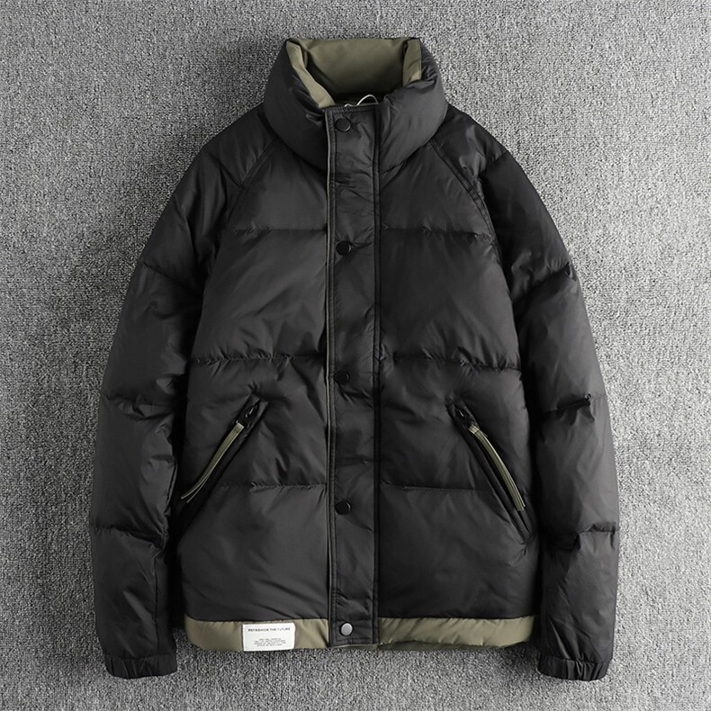 W10721-P105 网图现货 潮牌工装宽松棉衣冬季新款加厚面包服外套图片