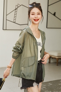 时尚潮流女装防晒衣 轻薄透气夏季外套 显瘦百搭遮阳衫图片