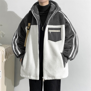 2024冬上新加绒加厚保暖棉衣羊羔绒连帽外套男女 991-P110控价158图片