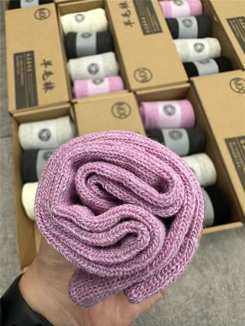 2025年秋季时尚百搭混装女毛袜，袜子，慕洵羊绒