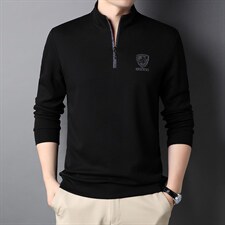 D77222钱塘2020-2常年款男士立领半拉链休闲卫衣精品P80，男装卫衣，钱塘207-2