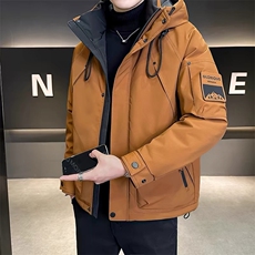 连帽重工机能潮流羽绒服525-P195，男装羽绒服，星座703-1