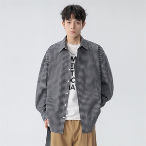 新款休闲格子衬衫