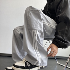 机能潮流秋季新款条纹大口袋宽松冲锋裤B315-K24253-特p40控78，男装休闲裤，电商B315