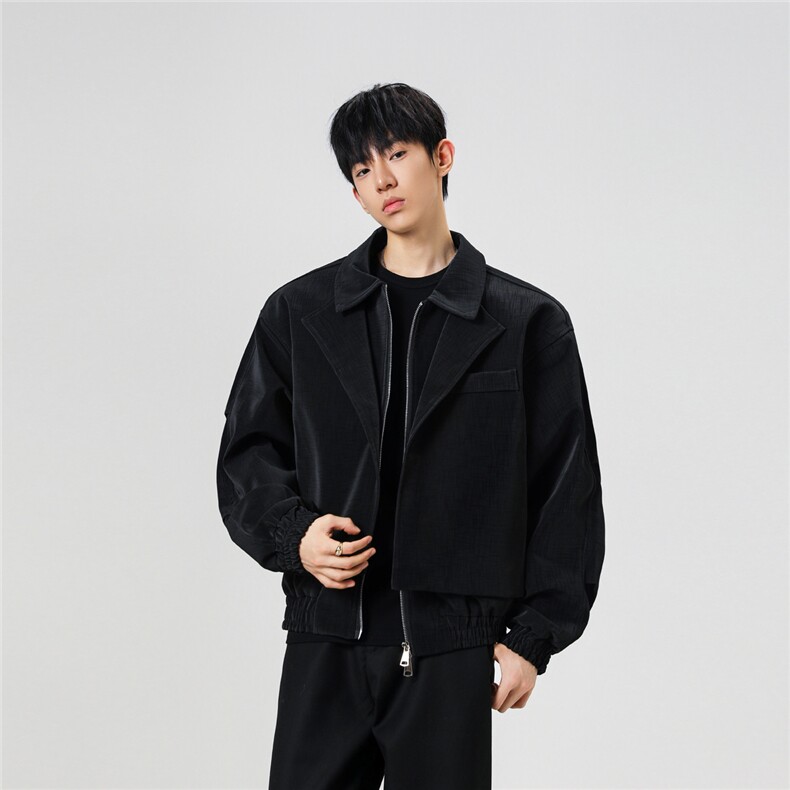 秋冬新款拼接结构皮衣夹克JK935-P95控158,男装夹克,电商A072