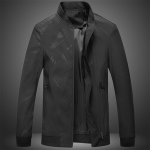 2062/P40中年男装外套爸爸商务薄款外套夹克父亲棒球服男图片