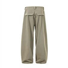 春夏美式高街褶皱休闲裤男女西裤直筒垂感裤子潮牌百搭阔腿长裤子，男装西裤，电商A443