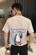 312A-1106-P35新款社会小伙短袖T恤男宽松士潮流半袖体恤F，男装T恤，星座312A-5