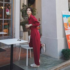 大货已出2020春季新款连体裤宽松休闲225-F13（），女装连体裤，浙宝225