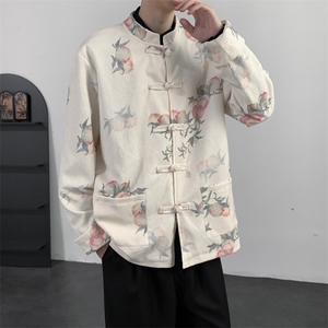 2025秋装新款 风夹克外套 新中式蟠桃唐装复古汉服 2511-P128图片