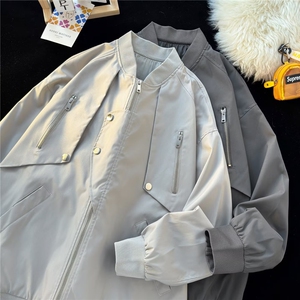 美式工装夹克机能感潮牌飞行服春秋季新款男女休闲百搭外套-JK080图片