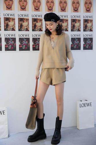 2021秋季新款外穿软皮马甲背心套头短款两件套简约裤装短款，女装马夹，美诗欧 Missorly