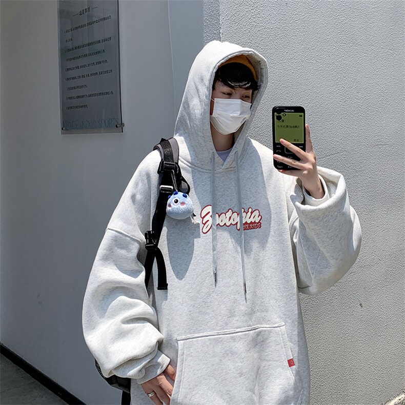 21秋季男卫衣连帽套头无性别打底衫-WY301P45限58,男装卫衣,电商A089-1