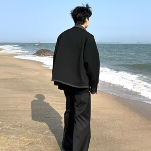 A175-P73 复古棕色小皮衣春秋外套韩版百搭宽松港味英伦显瘦图片