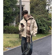 秋冬季劳保工作服棉服双层加绒上衣带里衬工装加厚工作J8219，男装夹克，星座1116A（原606A-3）