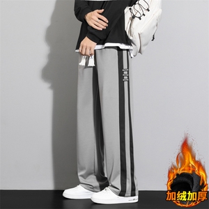 高品质加绒加厚针织立体腰运动休闲男裤卫裤宽松A068-SSK59-TP50图片
