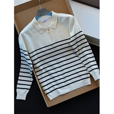 高品质现货半拉链毛衣针织衫polo长袖E41071-P78，男装针织衫/毛衣，星座1012-1