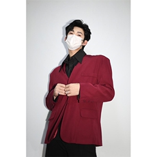 风圆领西装外套高级痞帅宽松韩版西服外套可整套搭配P85，男装西服套装，电商B319
