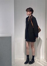 简约微阔小西装，女装西装，驿谷