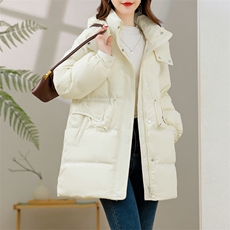 2024年冬季新款流行舒适简约大方通勤时尚白鸭绒羽绒服，女装羽绒服，多彩