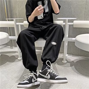 春夏运动休闲裤男直筒垂感ins潮牌港风G263P28，男装休闲裤，星座1116-2