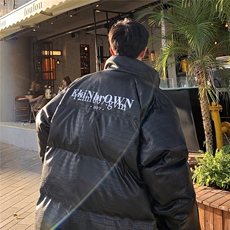 1港风鳄鱼纹棉衣男手塞棉夹克PU皮棉服外套男8507P120控158，男装棉衣，星座226-2