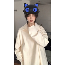 GENIOLAMODE麦穗纹卫衣男秋季新款长袖T恤美式宽松休闲polo领外套，男装卫衣，电商A102