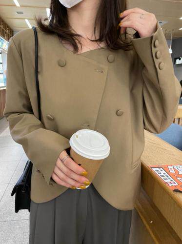 韩系短外套，女装短外套，唯品