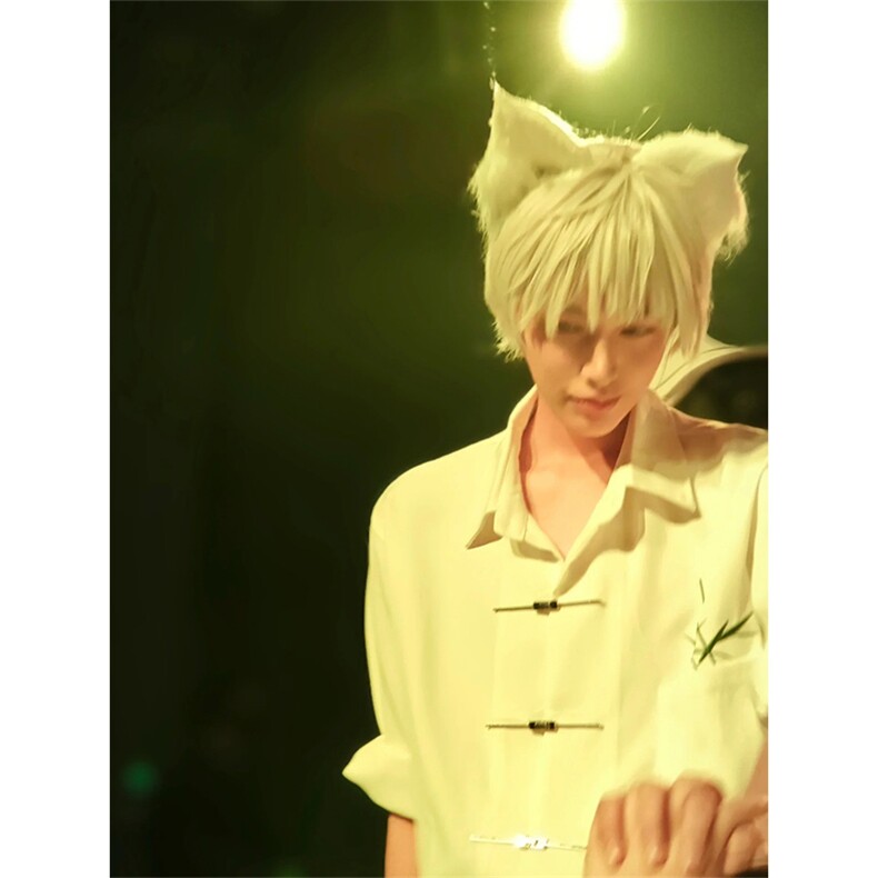 新中式男装风竹子刺绣短袖衬衫-CSA695-P47图片