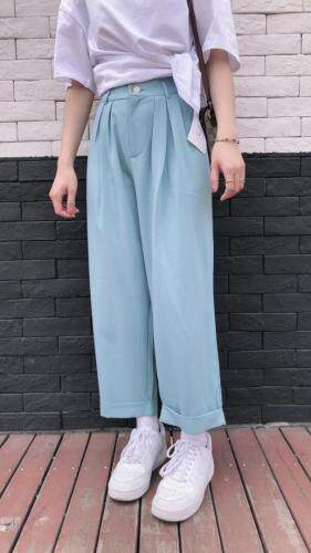 夏季韩版直筒裤，女装，1+1 MAIN ROAD