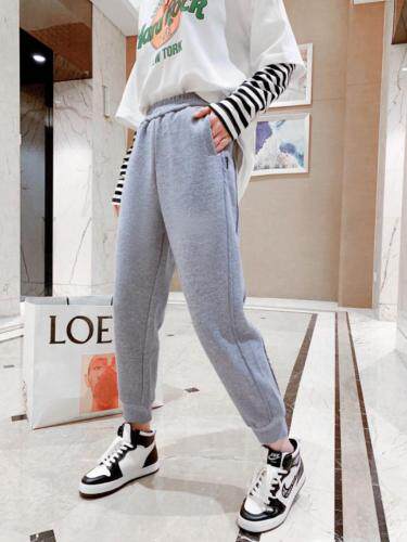 加绒卫裤，女装休闲裤，DCXY 超越