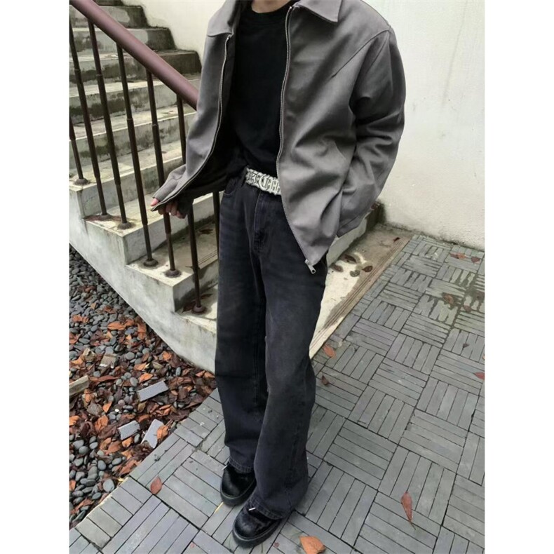 【有货】cleanfit灰色短款盔甲外套男春秋高级感夹克S260HH-P65,男装夹克,星座1007（原301D）